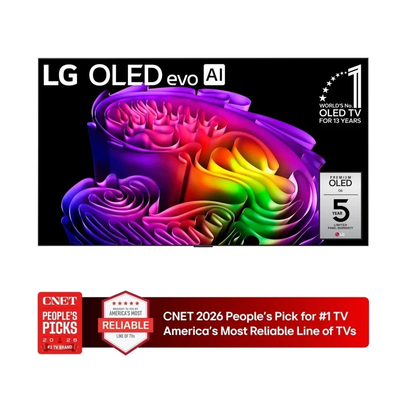 LG OLED evo AI G6 65" 4K Smart TV (2026)