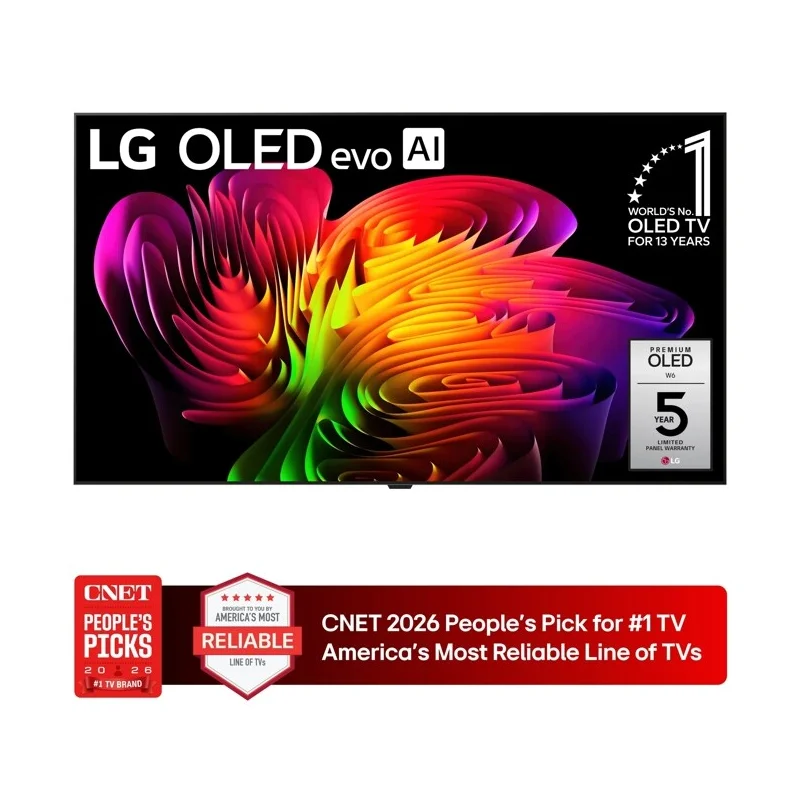 LG OLED evo AI W6 Wallpaper 83" 4K Smart TV (2026)